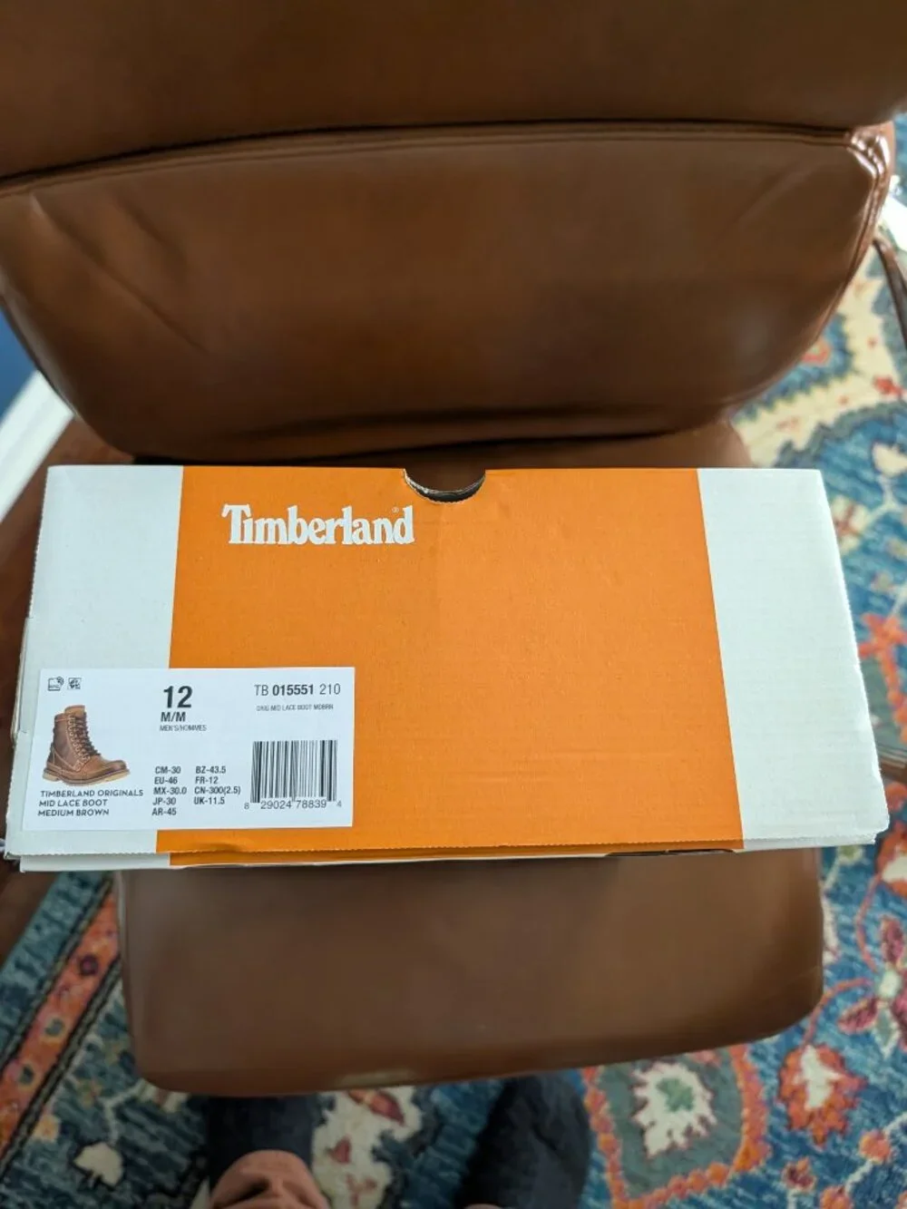 Men's Timberland Originals 6-Inch Leather Boot - Size 12